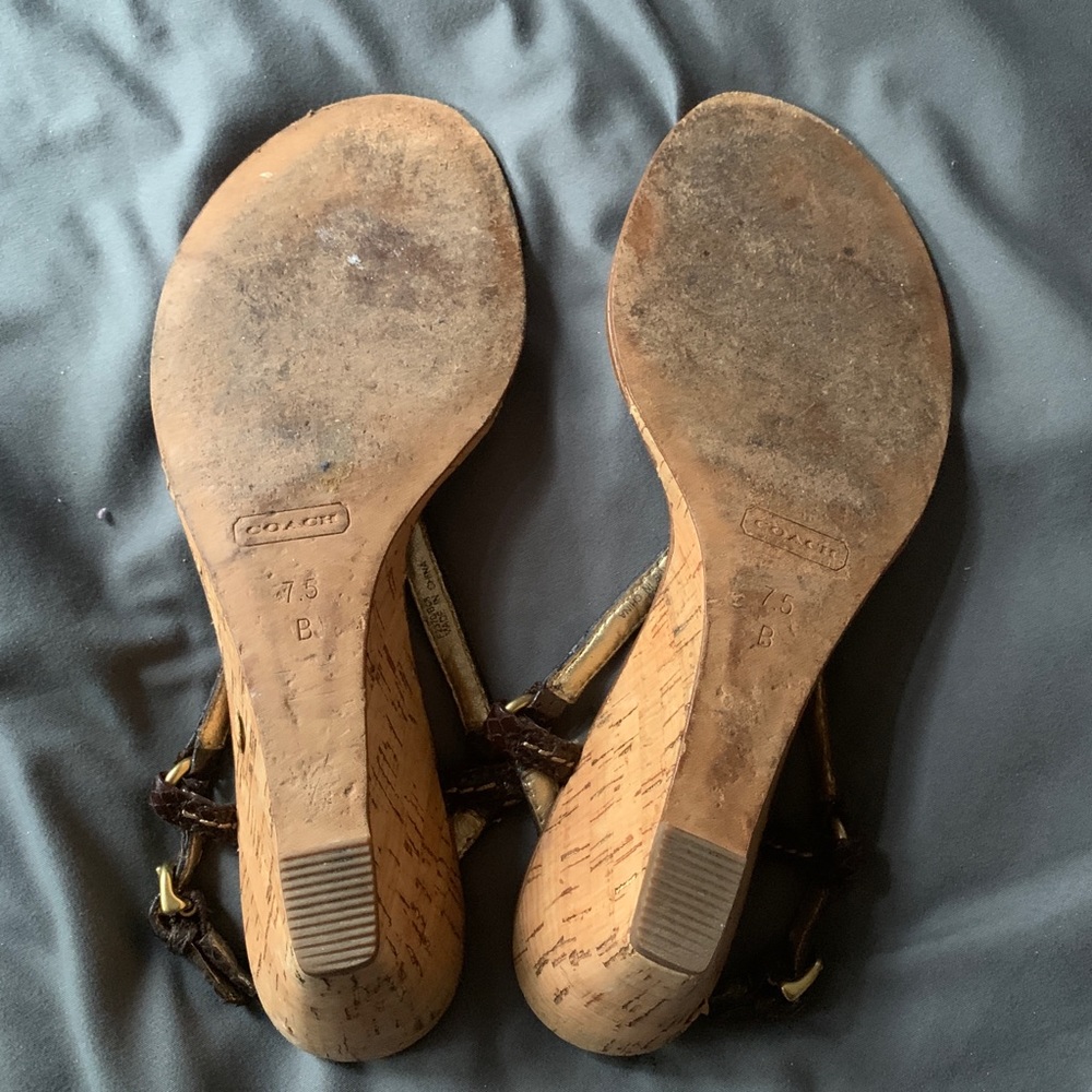 Coach Sandals 7.5 - Picture 5 of 5